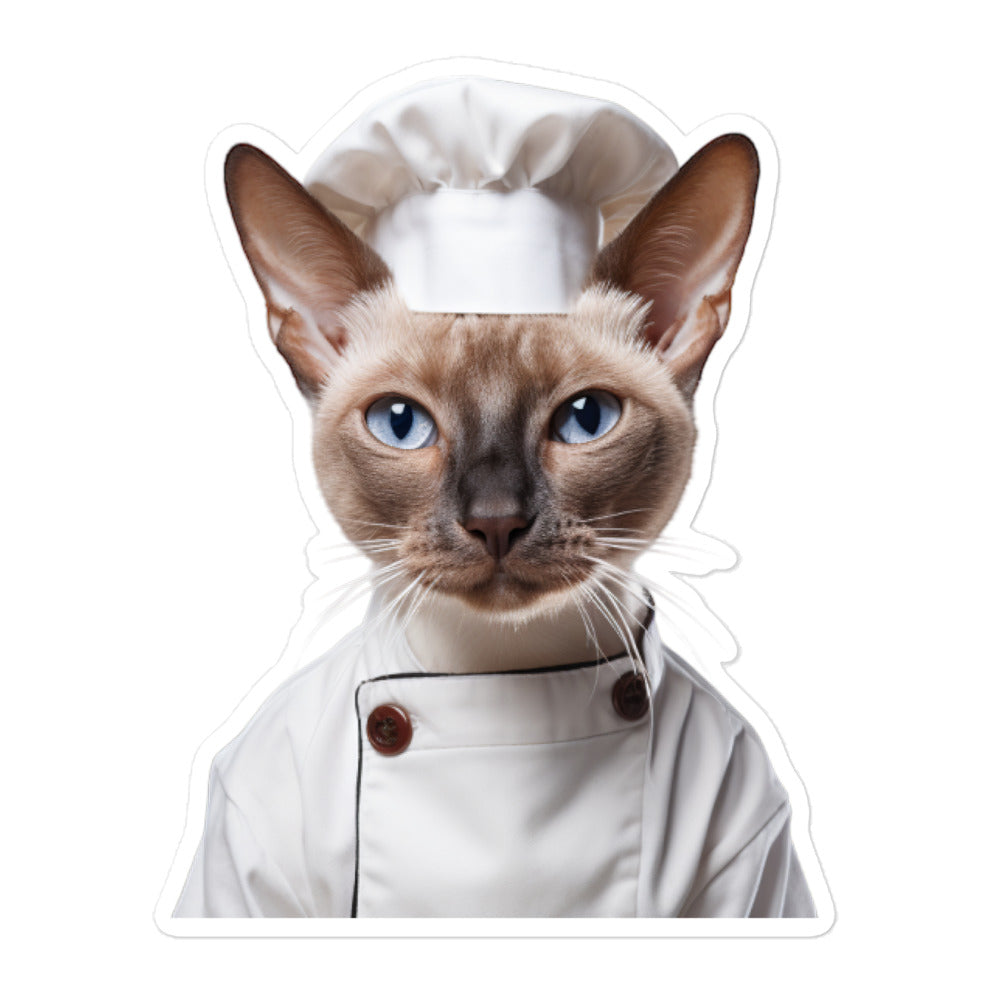 Tonkinese Chef Sticker - Stickerfy.ai