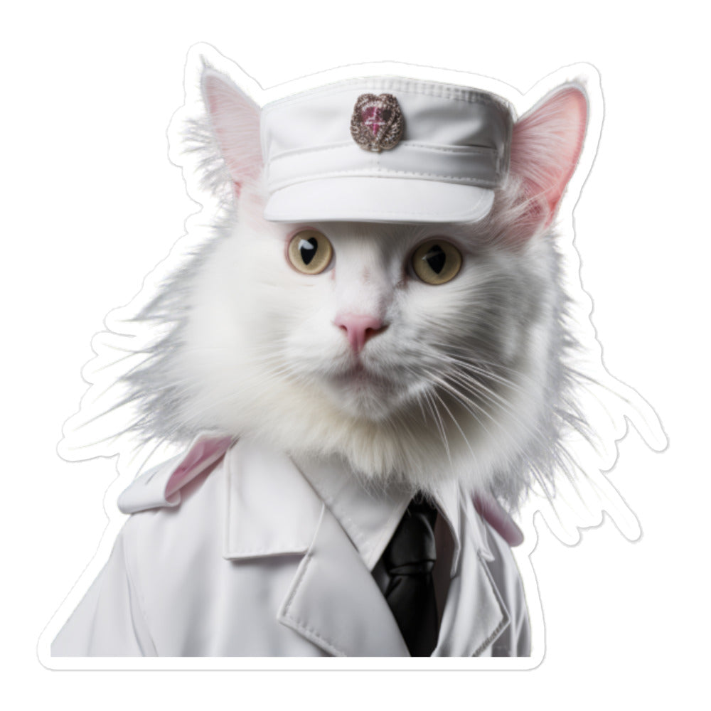 Turkish Van Security Officer Sticker - Stickerfy.ai