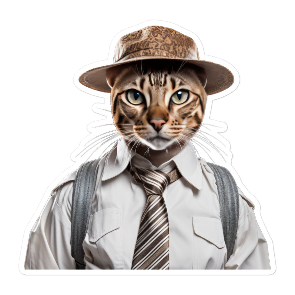 Ocicat Transit Operator Sticker - Stickerfy.ai