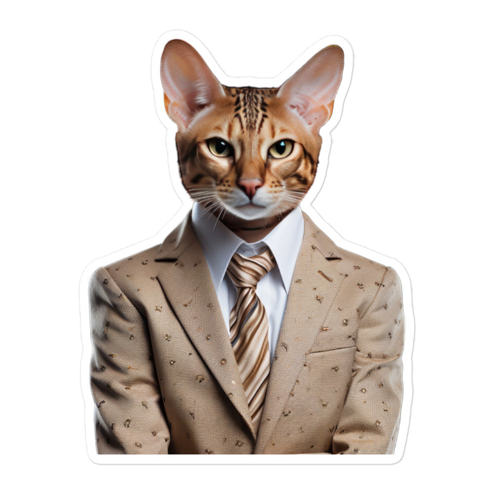 Ocicat Sales Consultant Sticker - Stickerfy.ai