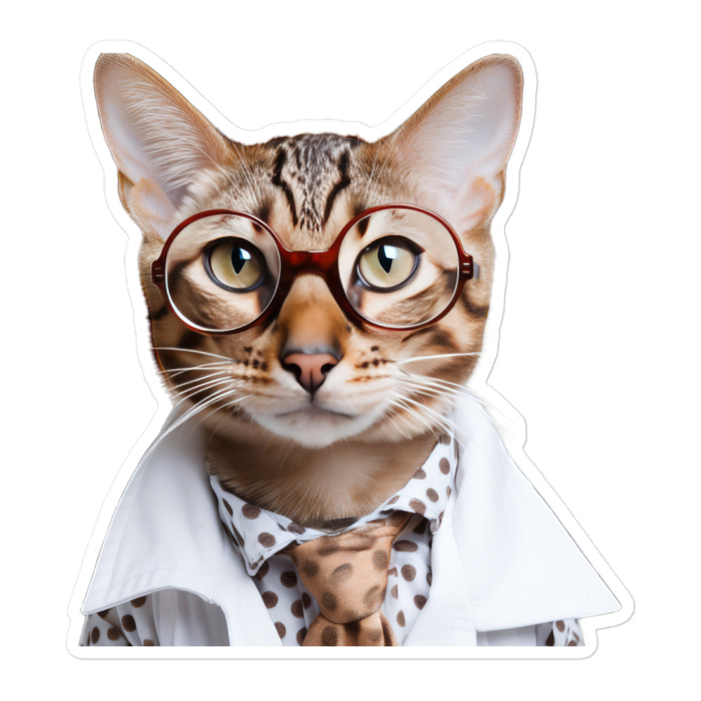 Ocicat Pharmacist Sticker - Stickerfy.ai