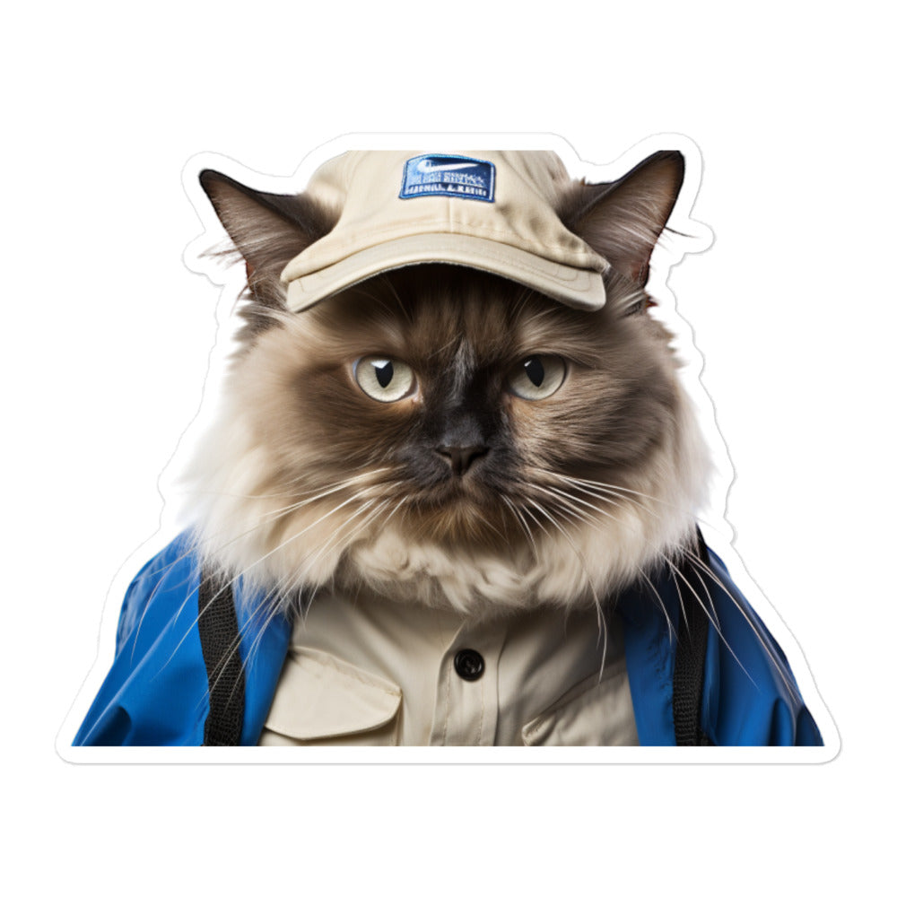 Ragdoll Transit Operator Sticker - Stickerfy.ai