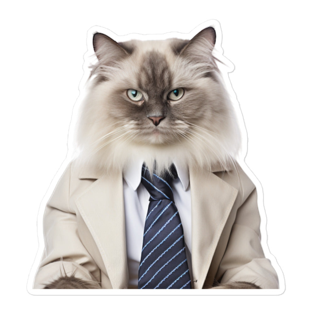 Ragdoll Sales Consultant Sticker - Stickerfy.ai