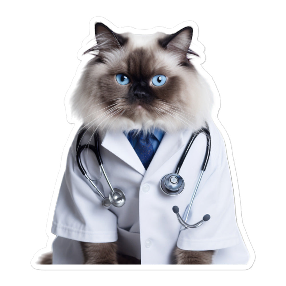 Ragdoll Doctor Sticker - Stickerfy.ai