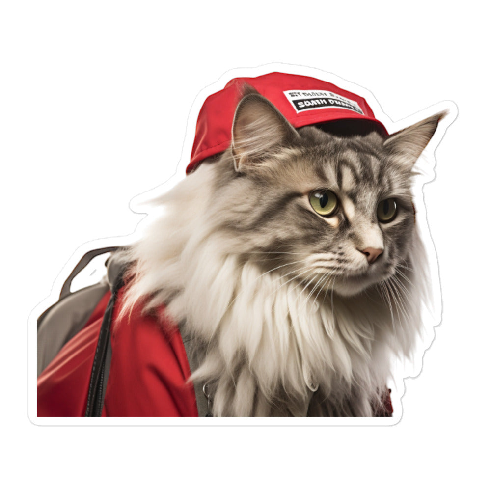 Norwegian Forest Transit Operator Sticker - Stickerfy.ai