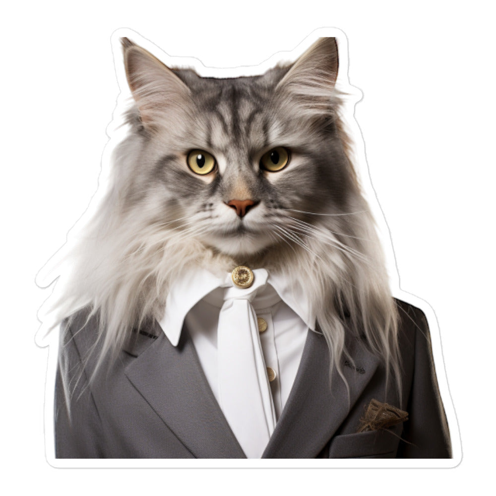 Norwegian Forest Hotel Staff Sticker - Stickerfy.ai