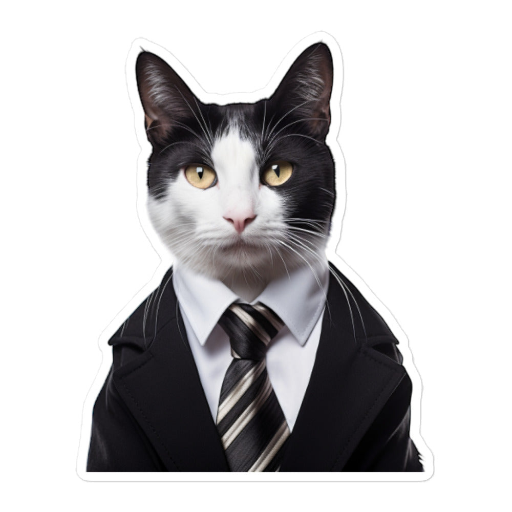 Japanese Bobtail Sales Consultant Sticker - Stickerfy.ai