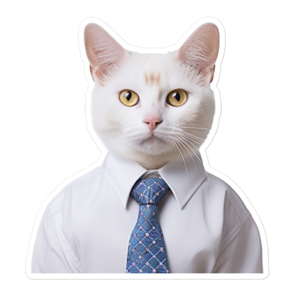 Japanese Bobtail Sales Consultant Sticker - Stickerfy.ai