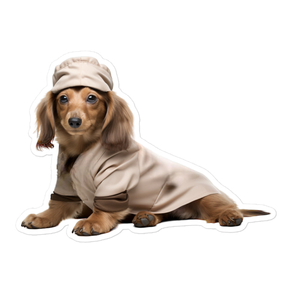 Dachshund Doctor Sticker - Stickerfy.ai