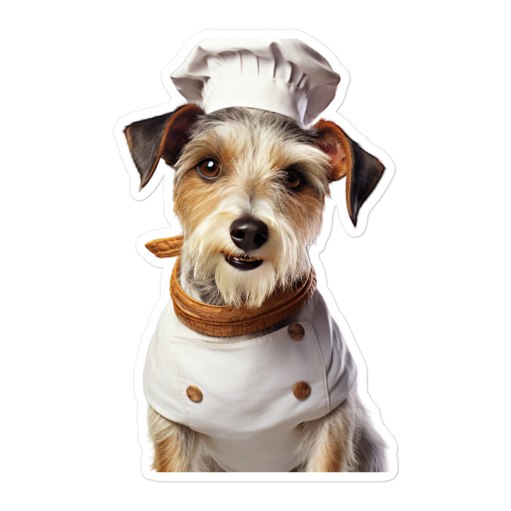 Jack Russell Terrier Chef Sticker - Stickerfy.ai