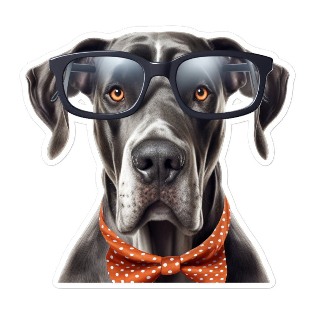 Great Dane Student Sticker - Stickerfy.ai