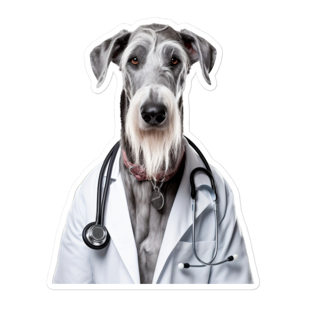 Great Dane Doctor Sticker - Stickerfy.ai