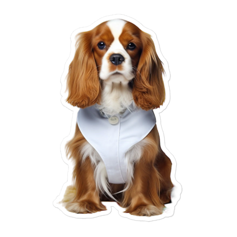 Cavalier King Charles Spaniel Pharmacist Sticker - Stickerfy.ai