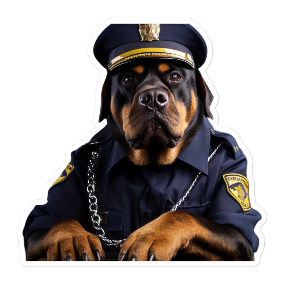 Rottweiler Transit Operator Sticker - Stickerfy.ai