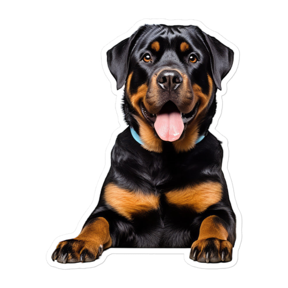 Rottweiler Pharmacist Sticker - Stickerfy.ai