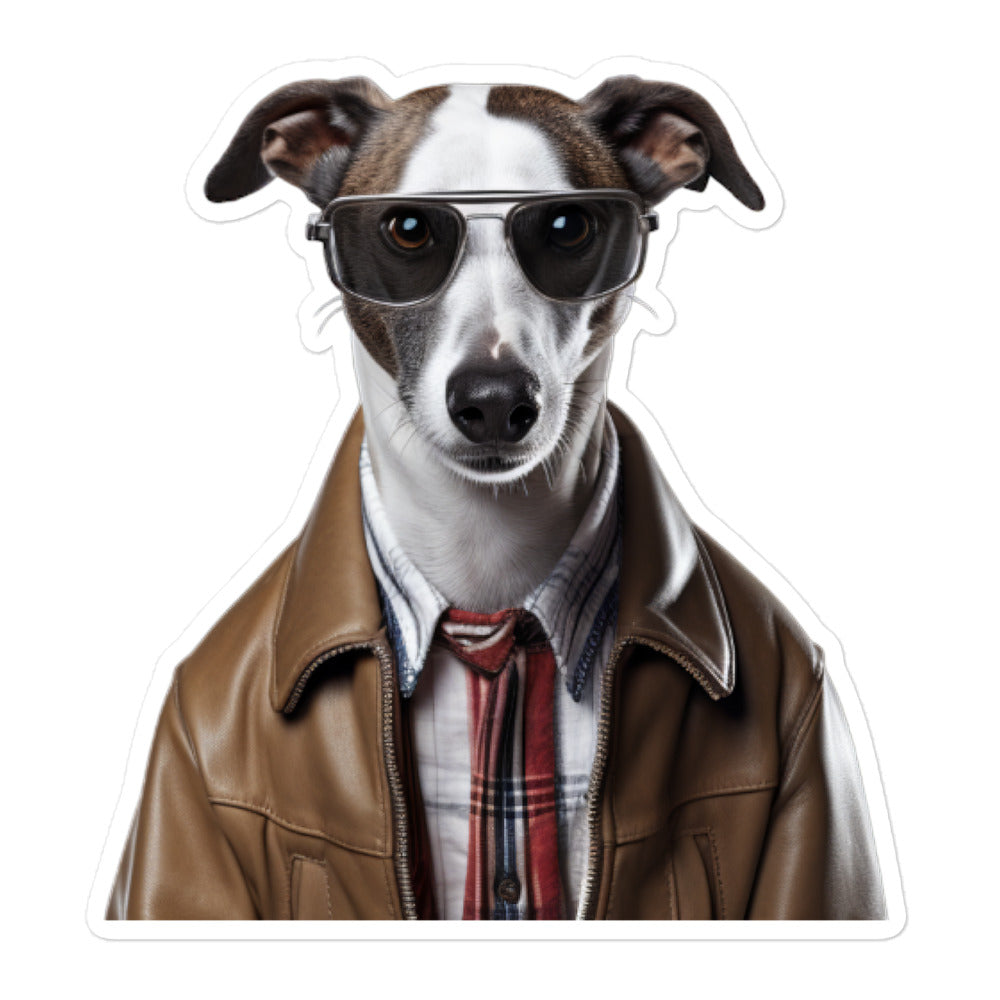 Whippet Student Sticker - Stickerfy.ai