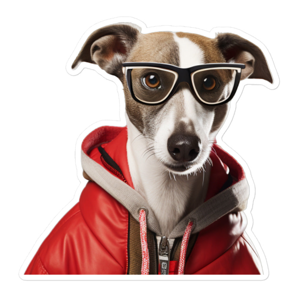 Whippet Student Sticker - Stickerfy.ai