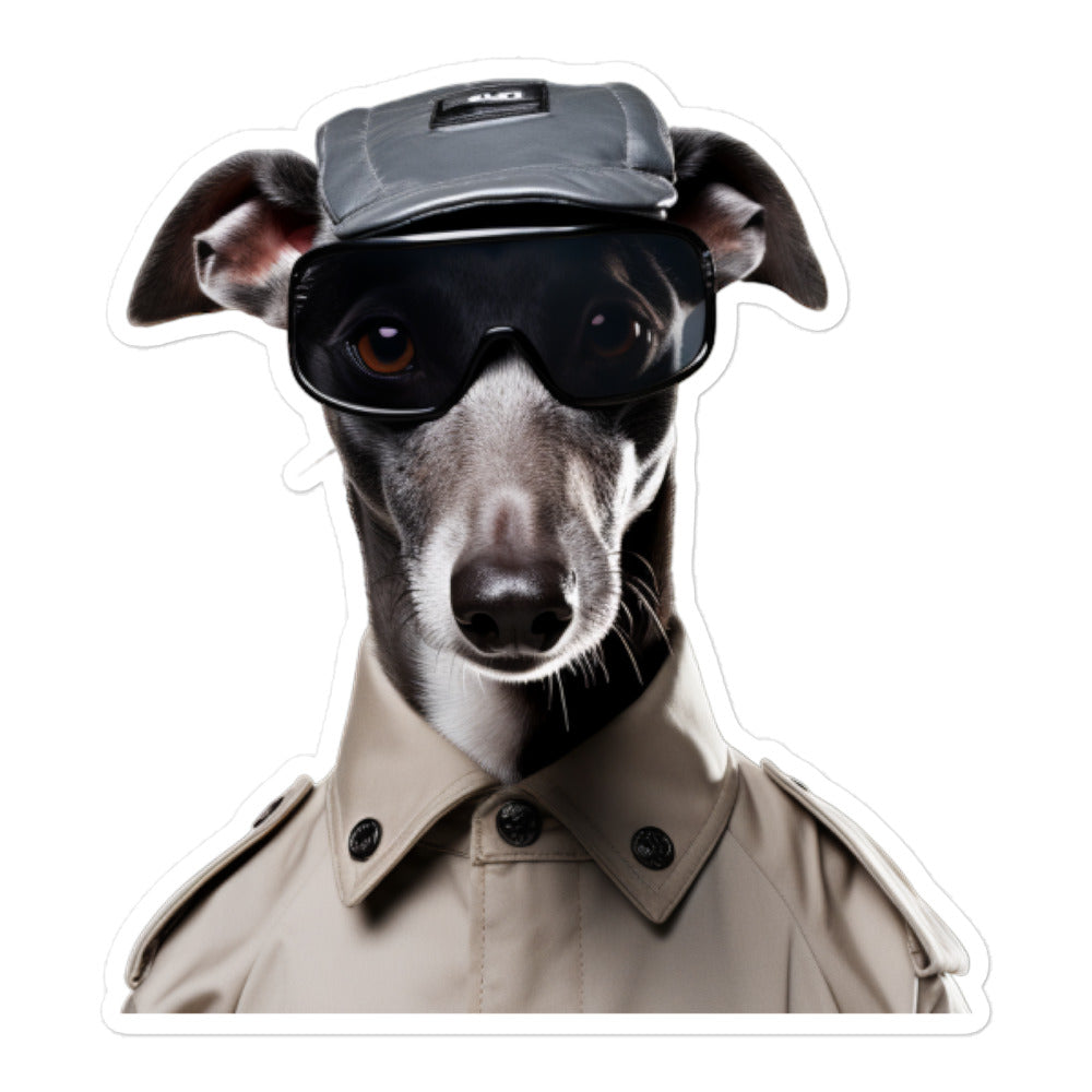 Whippet Security Officer Sticker - Stickerfy.ai