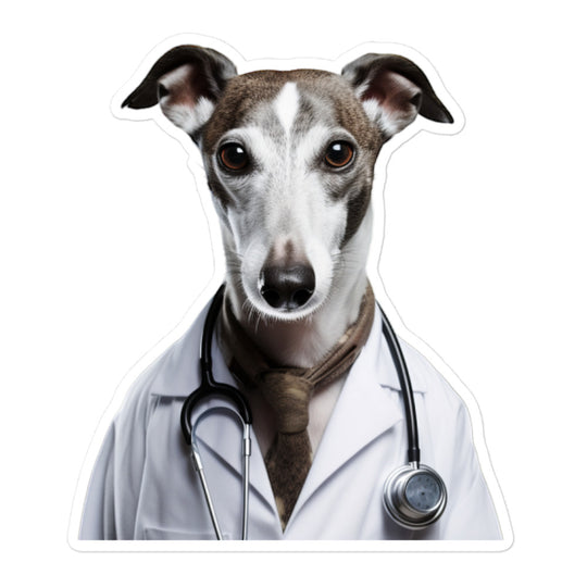 Whippet Doctor Sticker - Stickerfy.ai