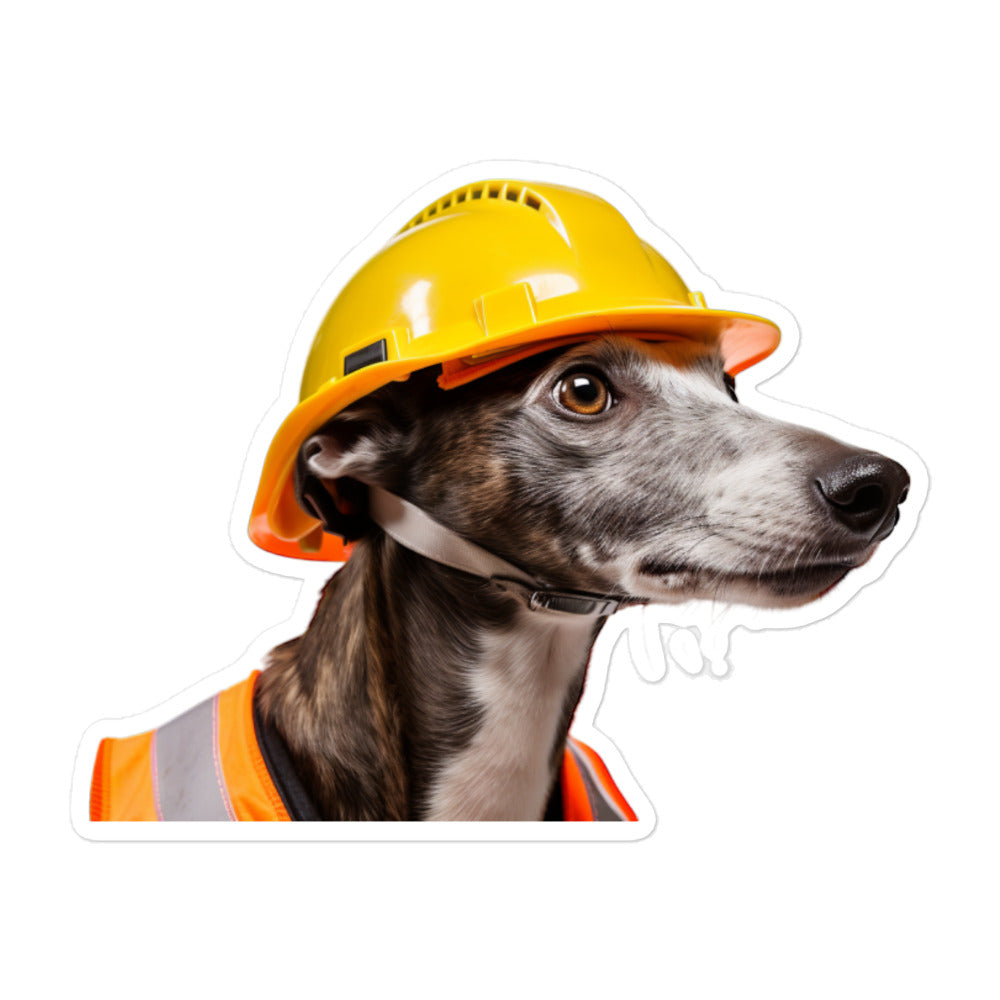 Whippet Contractor Sticker - Stickerfy.ai