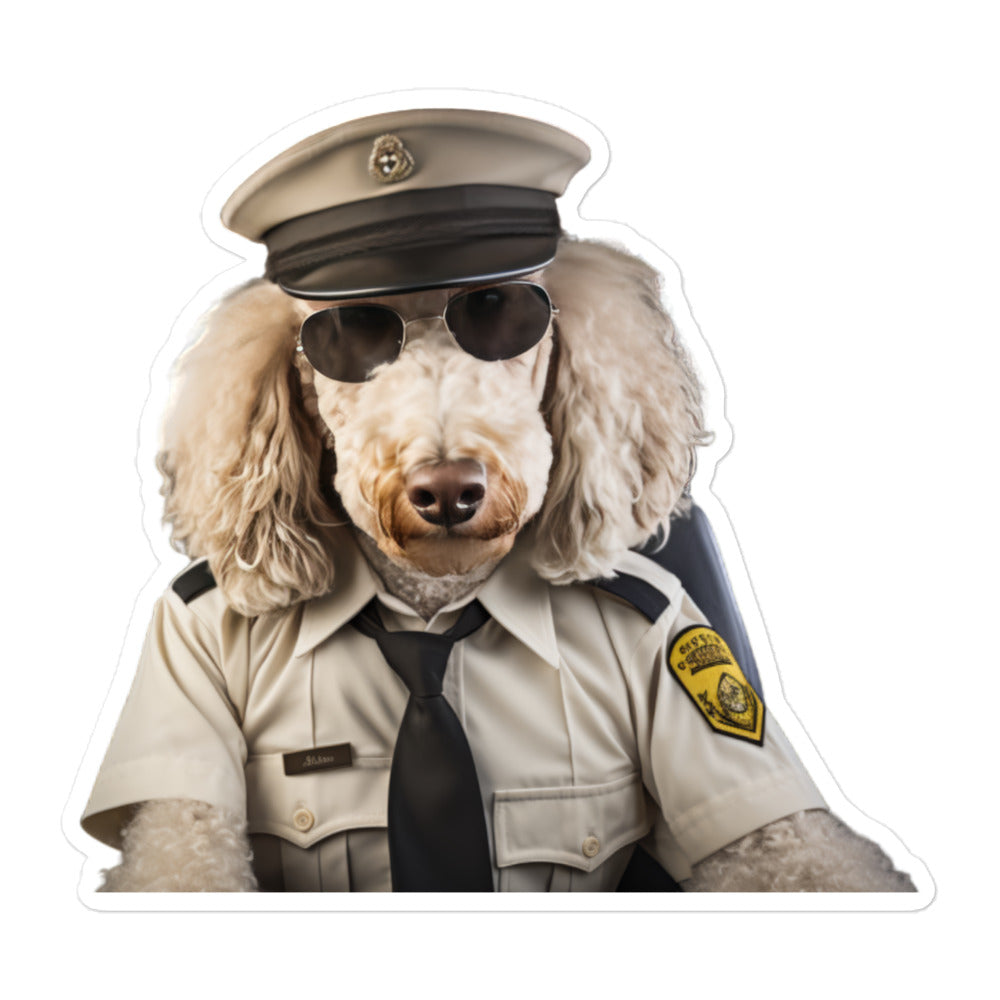 Poodle Transit Operator Sticker - Stickerfy.ai