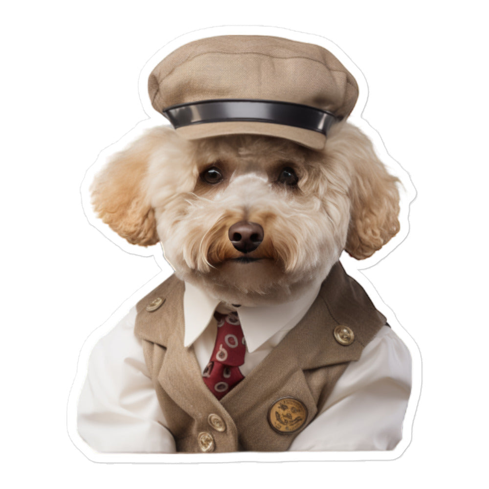 Poodle Transit Operator Sticker - Stickerfy.ai