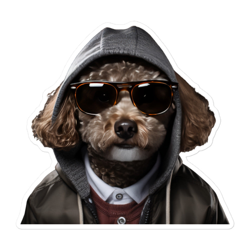 Poodle Student Sticker - Stickerfy.ai