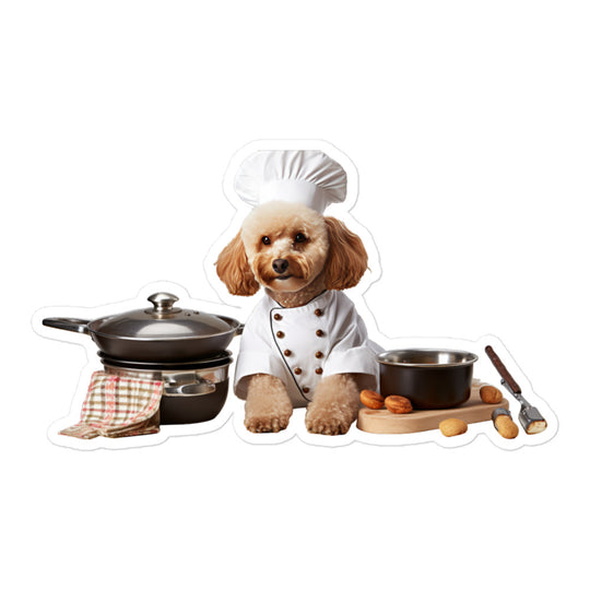 Poodle Chef Sticker - Stickerfy.ai