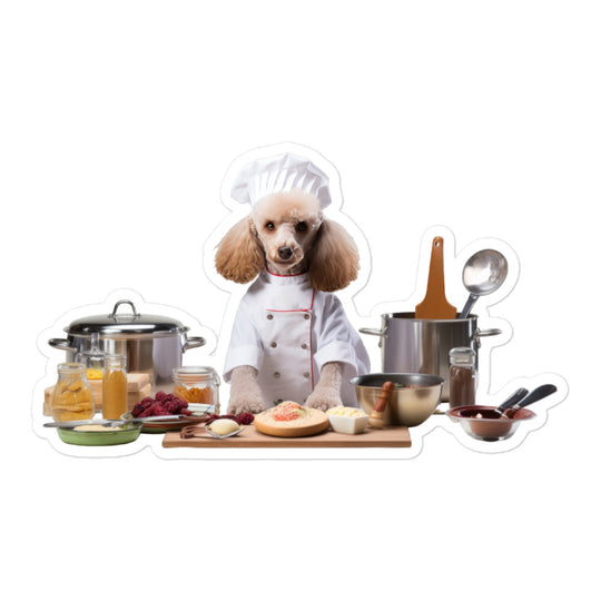 Poodle Chef Sticker - Stickerfy.ai