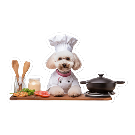 Poodle Chef Sticker - Stickerfy.ai