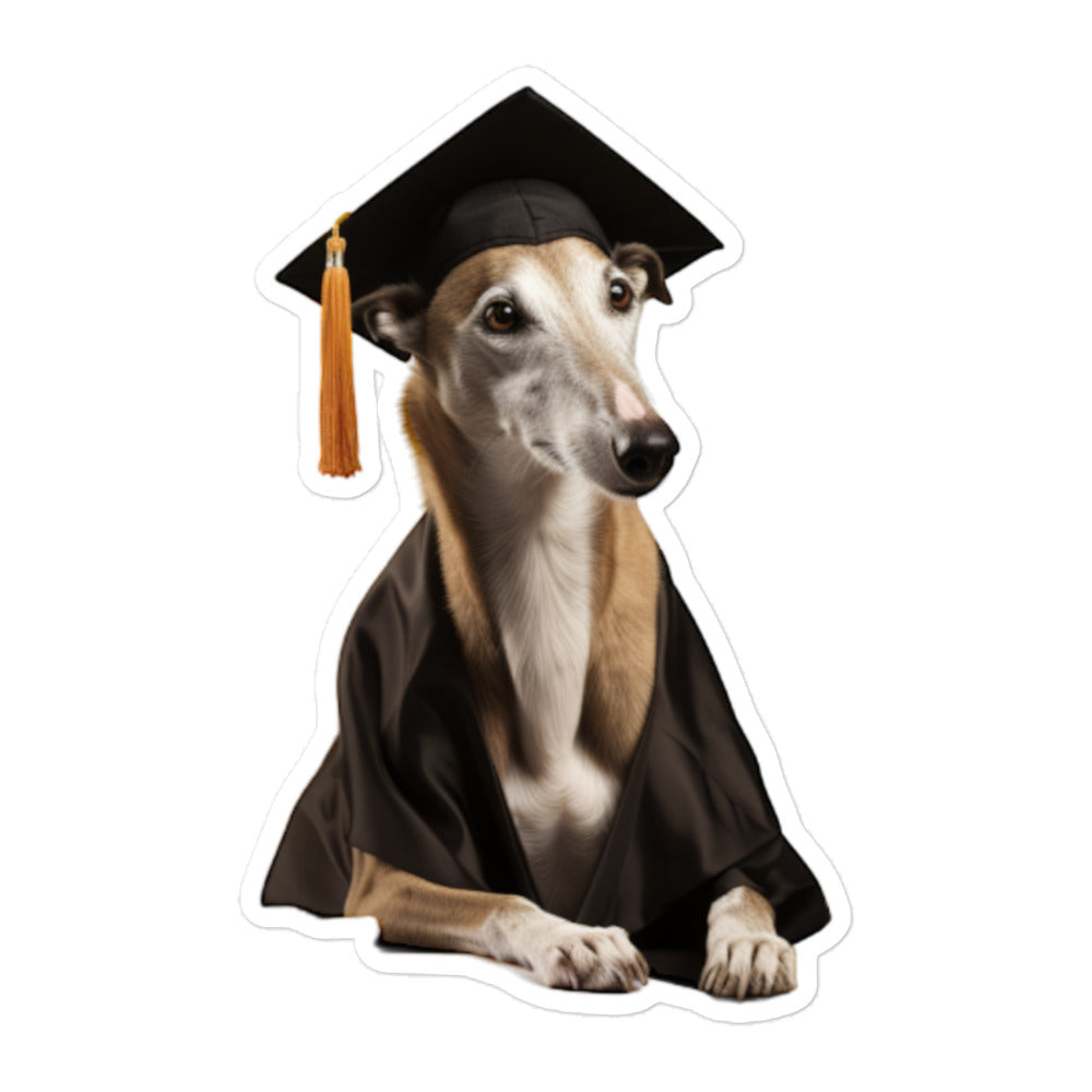 Greyhound Student Sticker - Stickerfy.ai