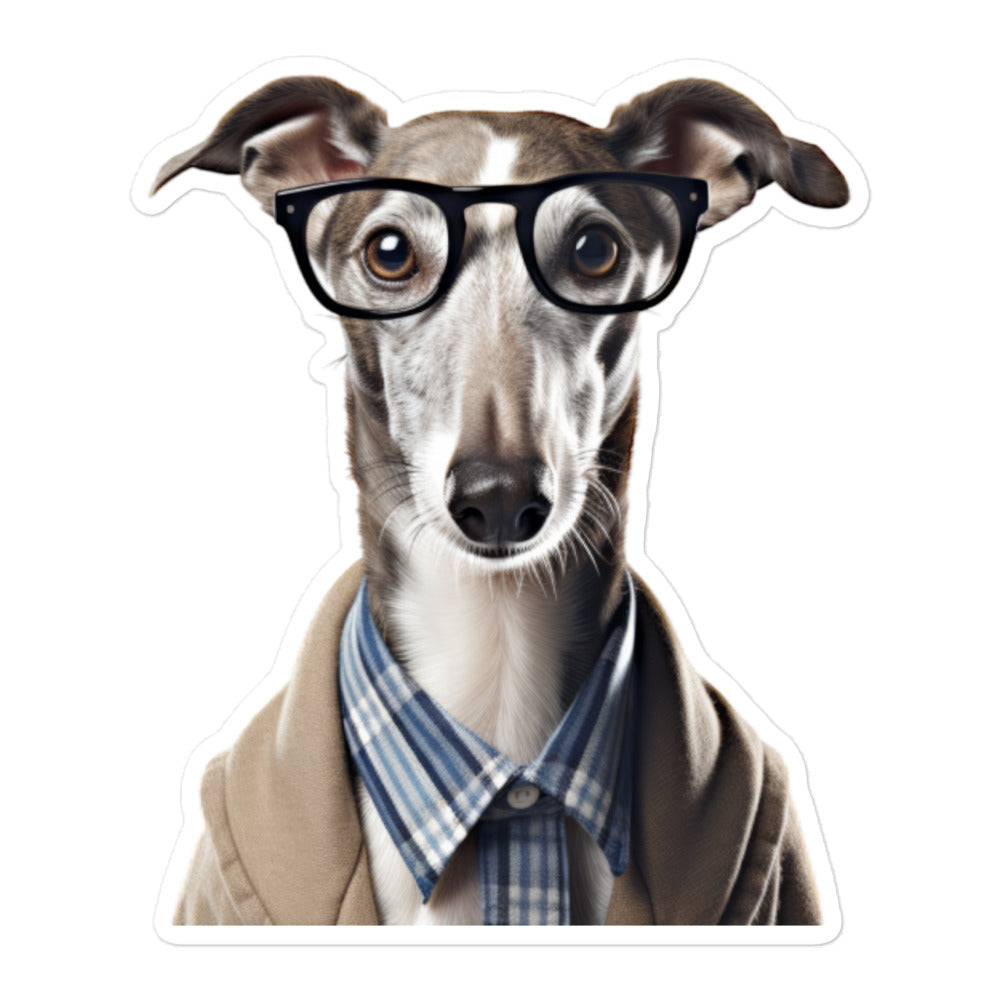 Greyhound Student Sticker - Stickerfy.ai