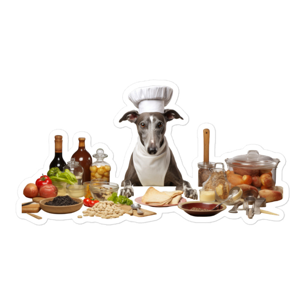 Greyhound Chef Sticker - Stickerfy.ai