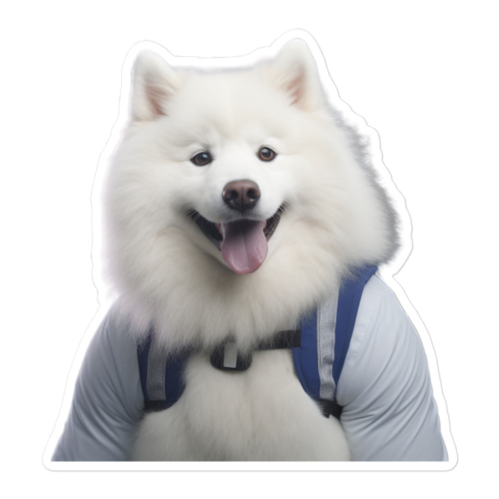 Samoyed Transit Operator Sticker - Stickerfy.ai