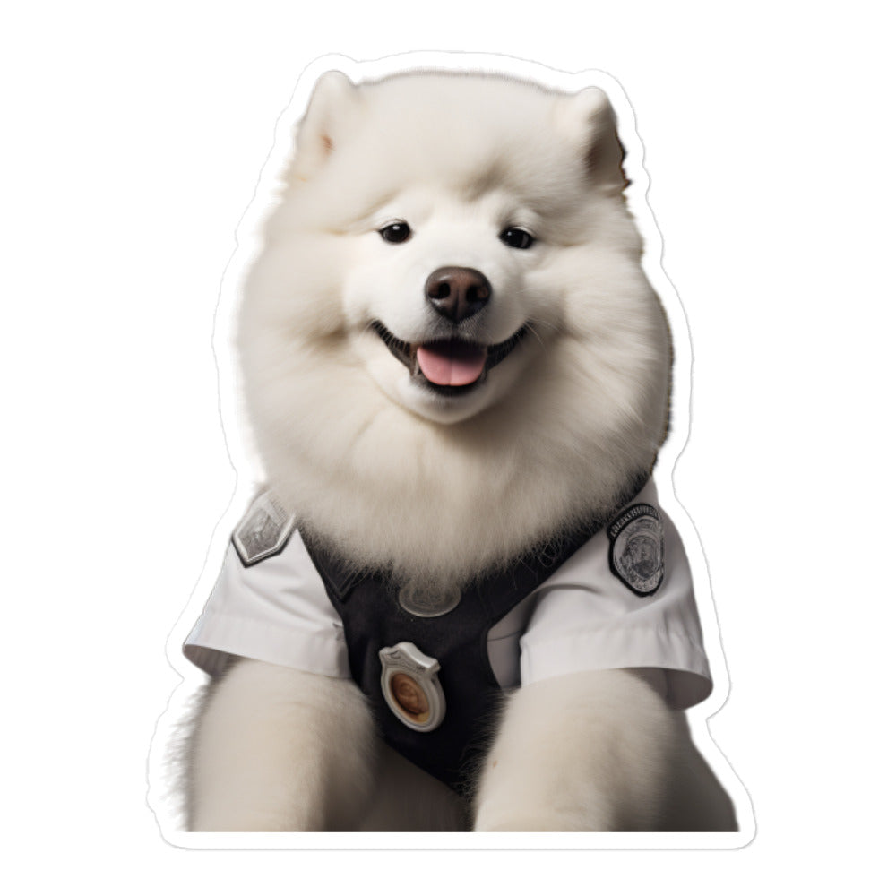 Samoyed Transit Operator Sticker - Stickerfy.ai