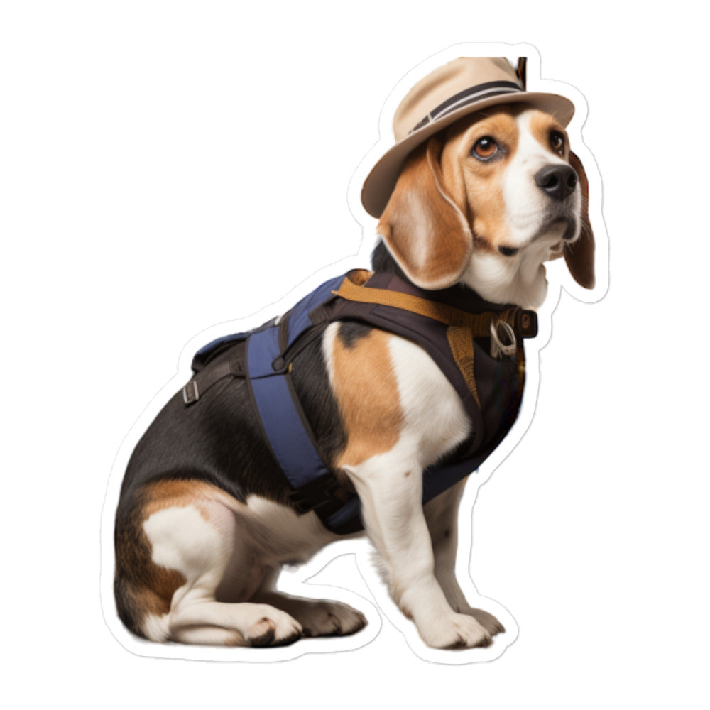 Beagle Transit Operator Sticker - Stickerfy.ai