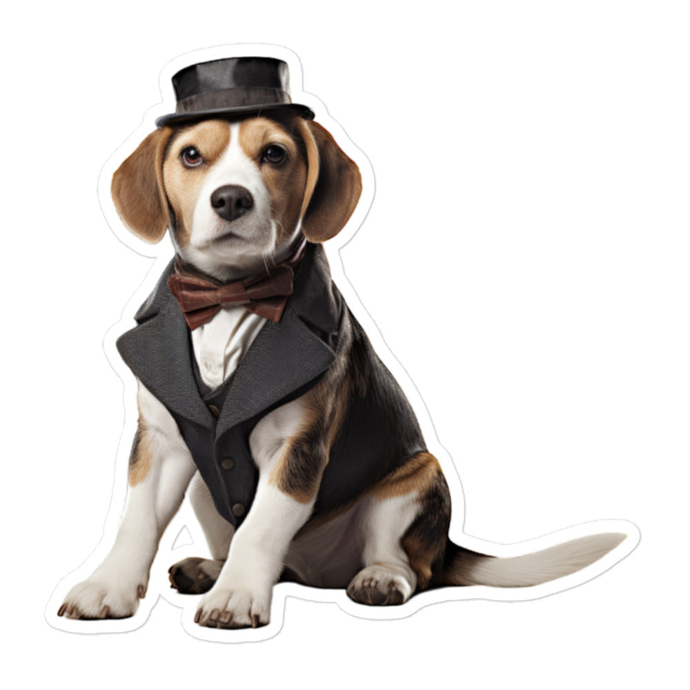 Beagle Transit Operator Sticker - Stickerfy.ai