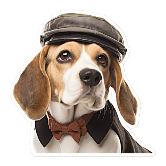 Beagle Transit Operator Sticker - Stickerfy.ai