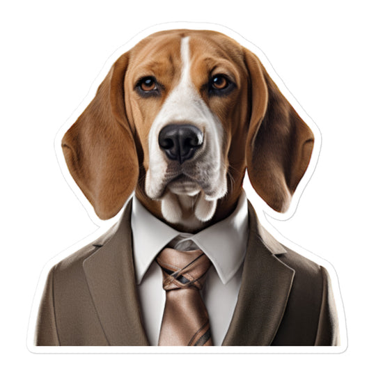 Beagle Sales Consultant Sticker - Stickerfy.ai