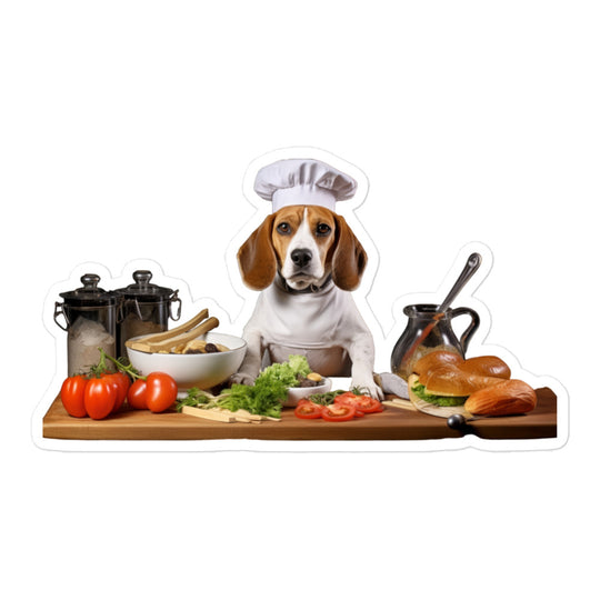 Beagle Chef Sticker - Stickerfy.ai