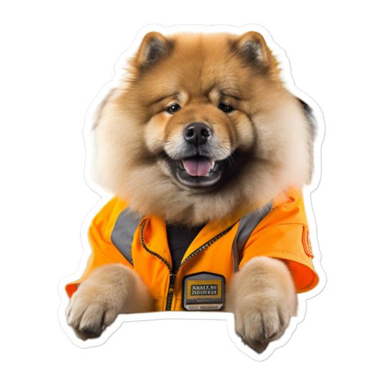 Chow Chow Transit Operator Sticker - Stickerfy.ai