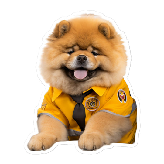 Chow Chow Transit Operator Sticker - Stickerfy.ai