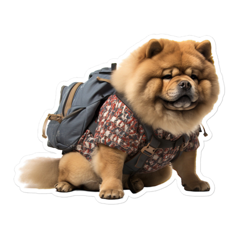 Chow Chow Student Sticker - Stickerfy.ai