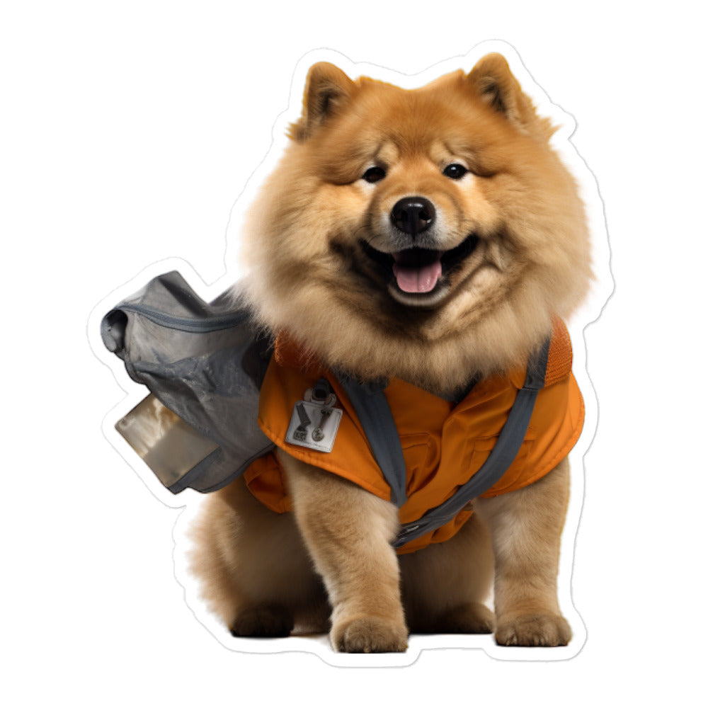 Chow Chow Student Sticker - Stickerfy.ai