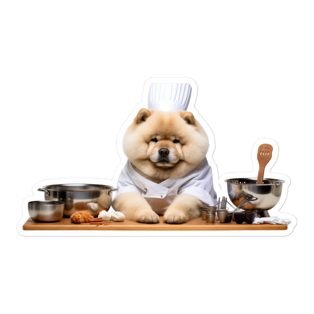 Chow Chow Chef Sticker - Stickerfy.ai
