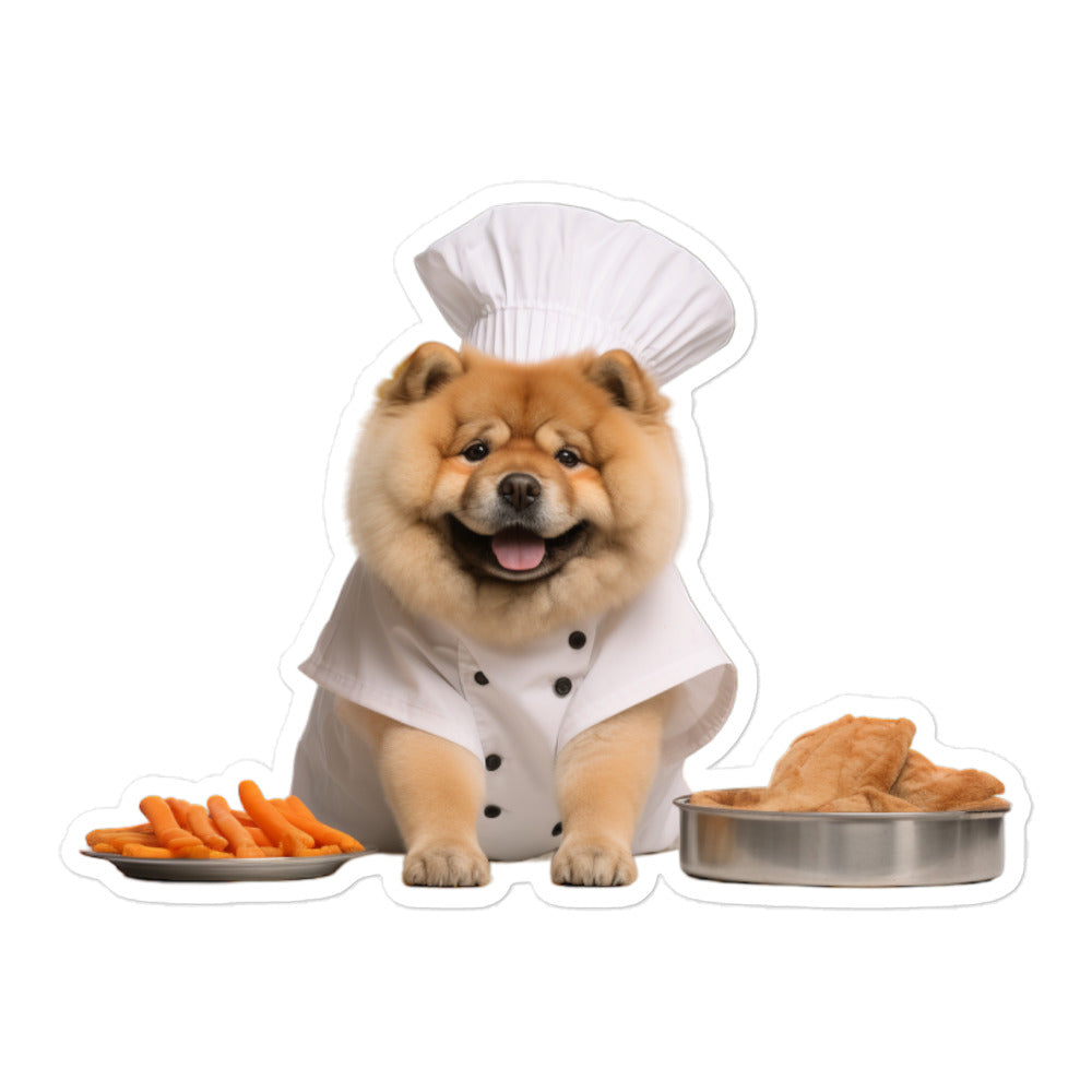 Chow Chow Chef Sticker - Stickerfy.ai
