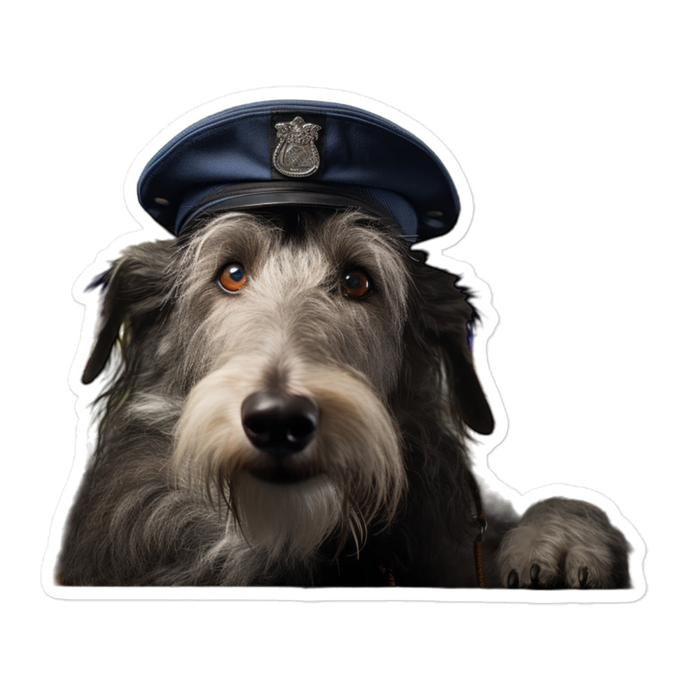 Scottish Deerhound Transit Operator Sticker - Stickerfy.ai