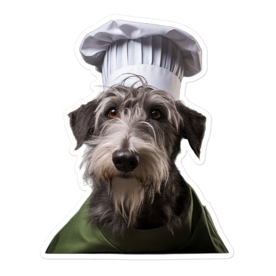 Scottish Deerhound Chef Sticker - Stickerfy.ai
