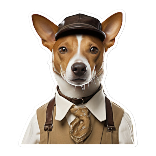 Basenji Transit Operator Sticker - Stickerfy.ai