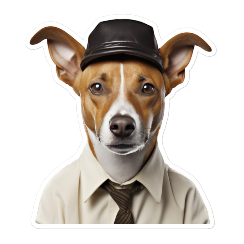 Basenji Transit Operator Sticker - Stickerfy.ai